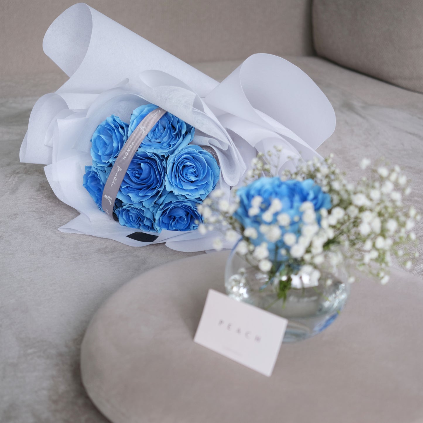 Blue Rose Bouquet