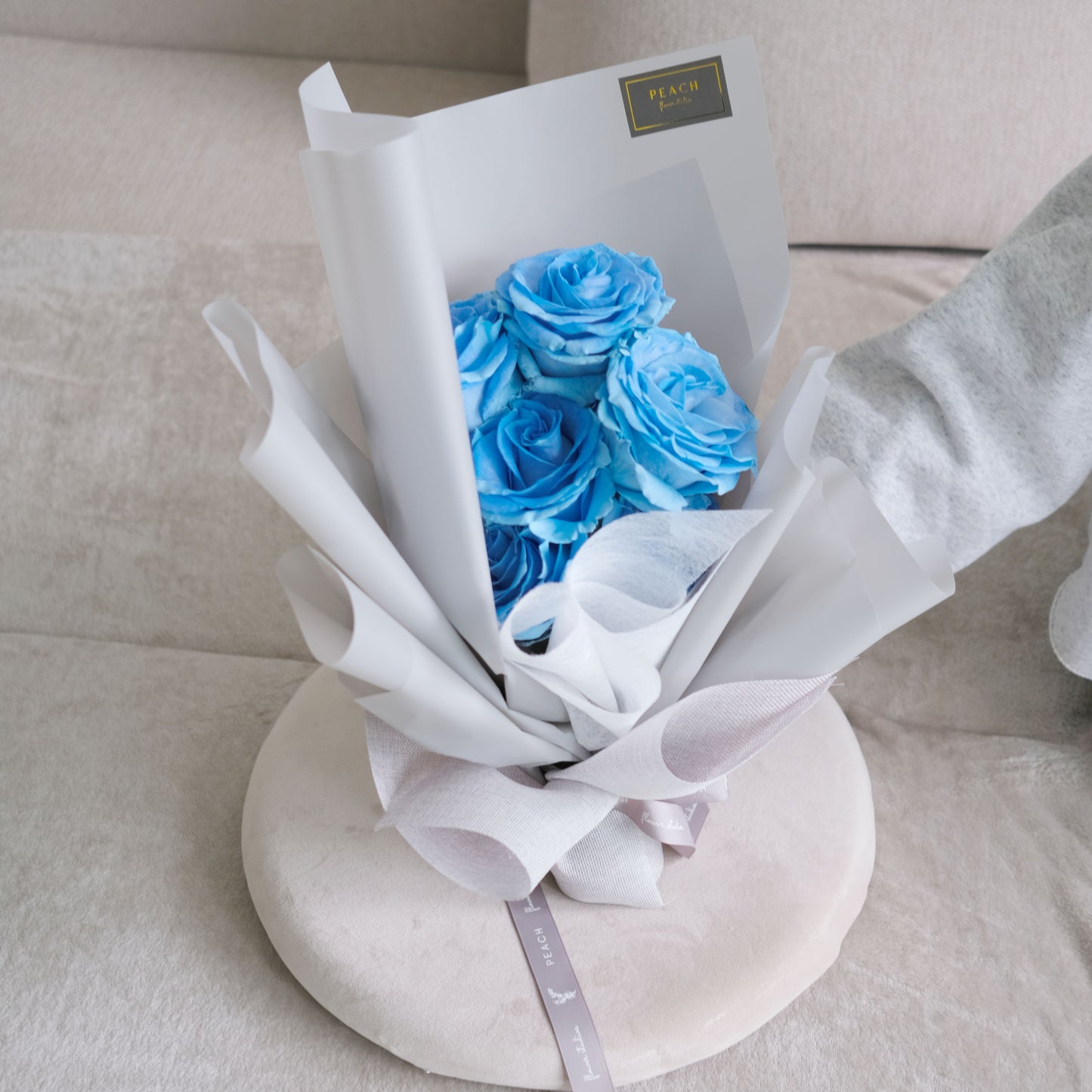 Blue Rose Bouquet