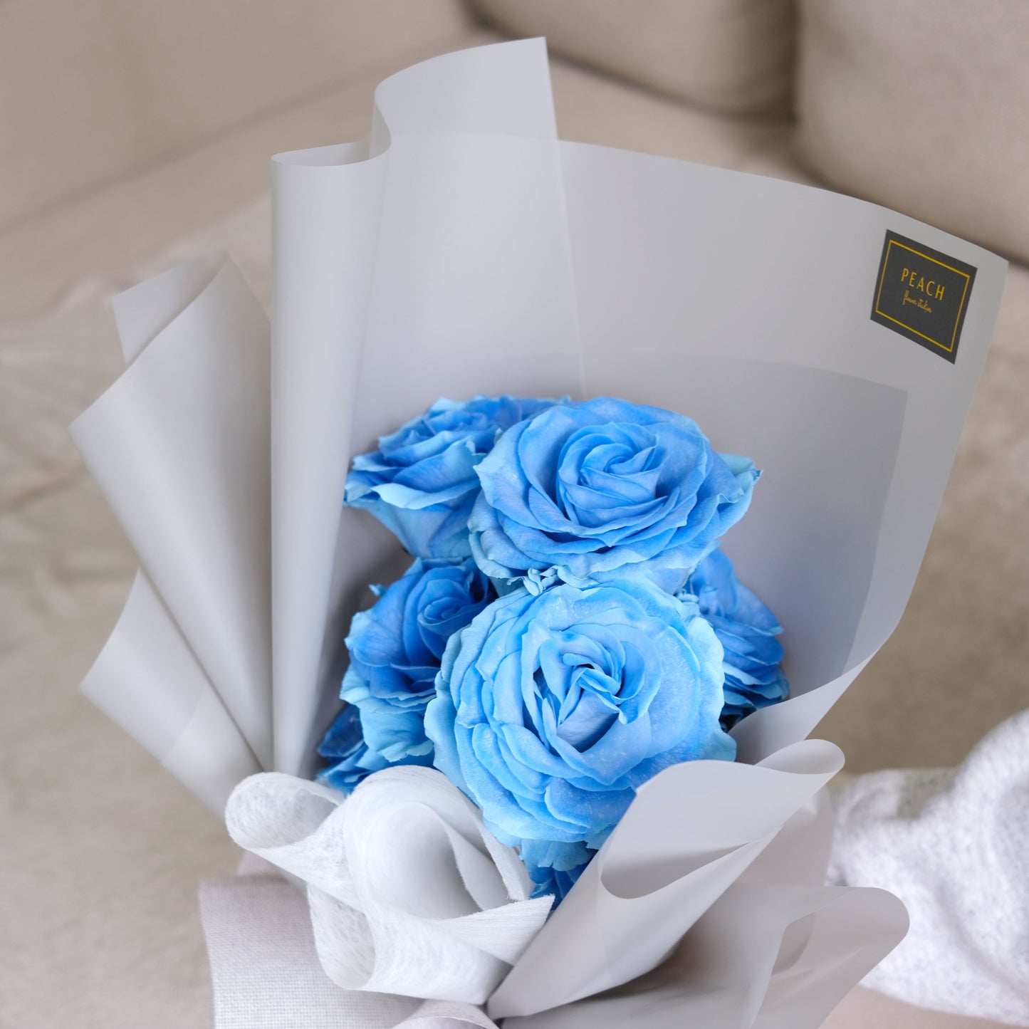 Blue Rose Bouquet