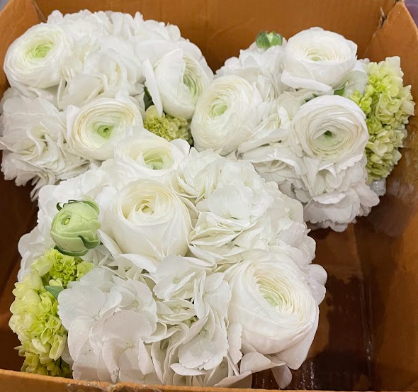 Designer's Choice: Mixed White Vase Arrangement