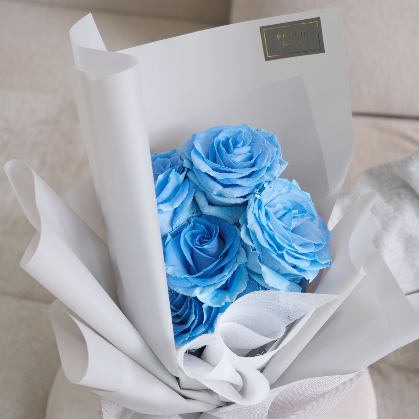 Blue Rose Bouquet