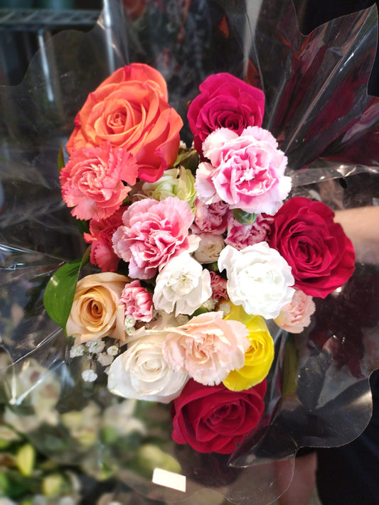 Assorted Roses and Carnations